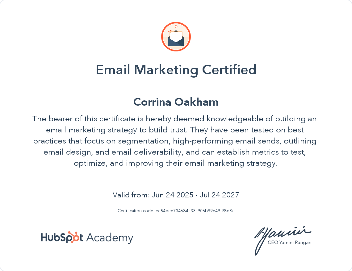 HubSpot Email Marketing