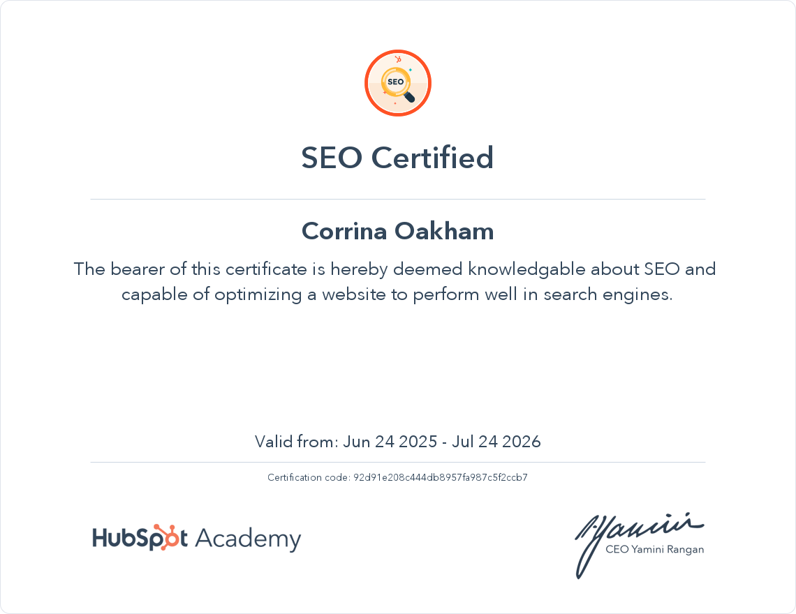 HubSpot SEO